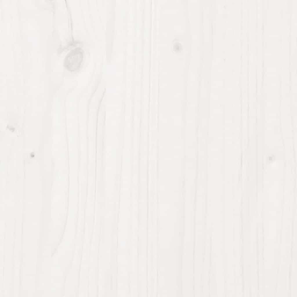Kids'Bed Roof White 203x95,5x142 cm Solid Wood Pine