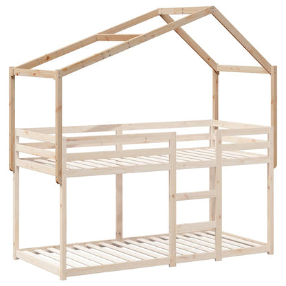 Kids'Bed Roof 203x80,5x142 cm Solid Wood Pine