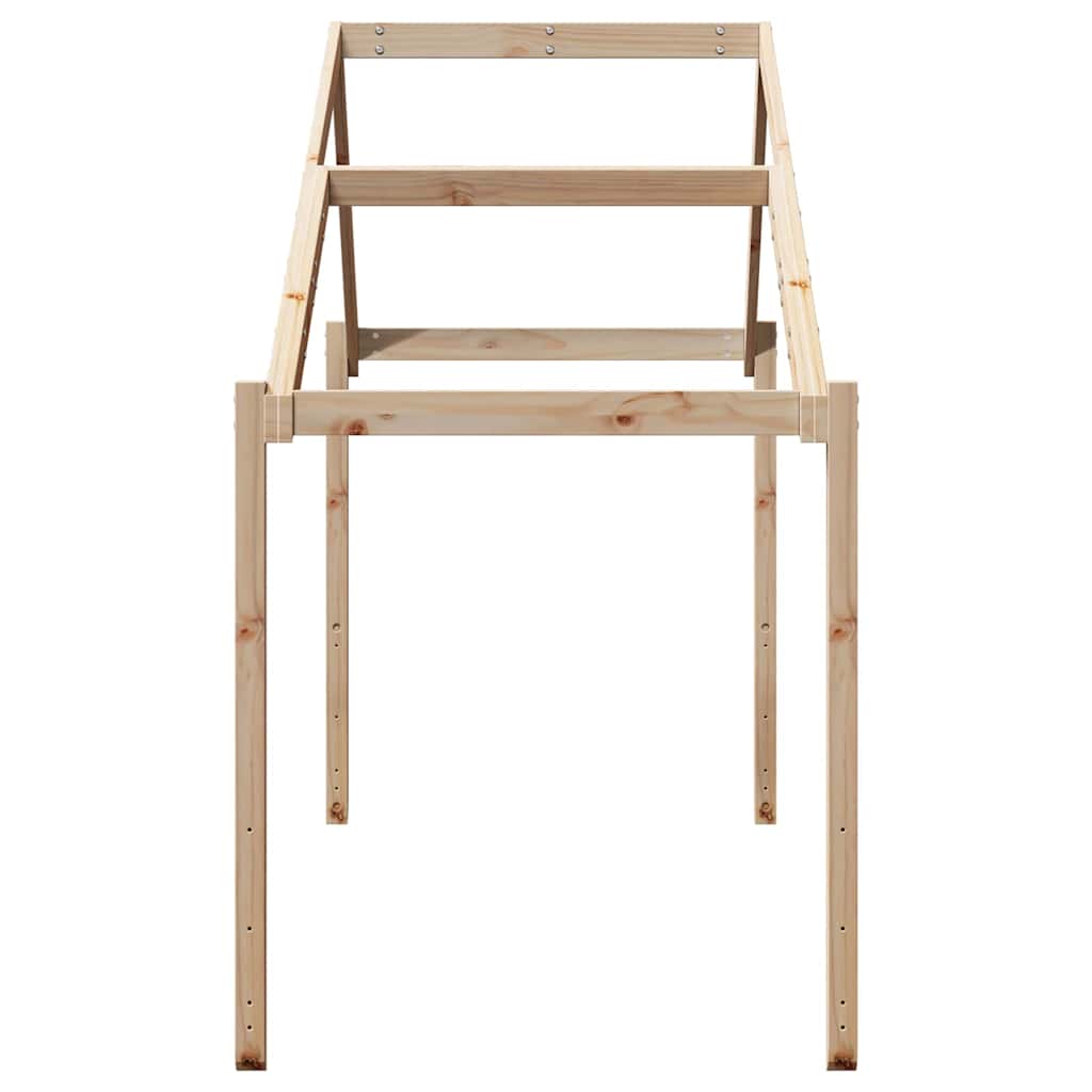 Kids'Bed Roof 203x80,5x142 cm Solid Wood Pine