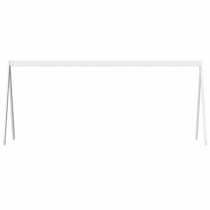 Kids' Bed Roof White 199x80.5x88 cm Solid Wood Pine