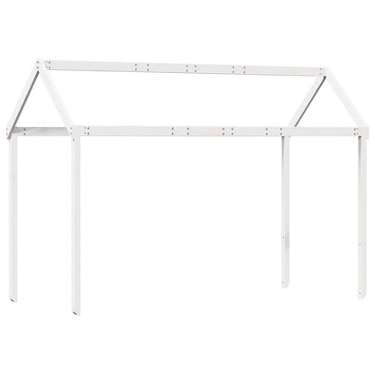 Kids'Bed Roof White 217x95,5x159 cm Solid Wood Pine