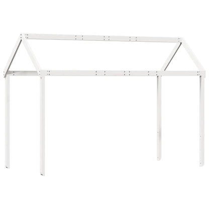 Kids'Bed Roof White 207x95,5x159 cm Solid Wood Pine