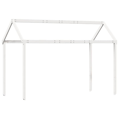 Kids'Bed Roof White 207x95,5x159 cm Solid Wood Pine
