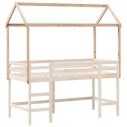 Kids'Bed Roof 207x80,5x151,5 cm Solid Wood Pine