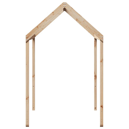 Kids'Bed Roof 207x80,5x151,5 cm Solid Wood Pine