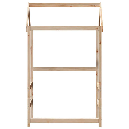 Kids'Bed Roof 118x70x176,5 cm Solid Wood Pine