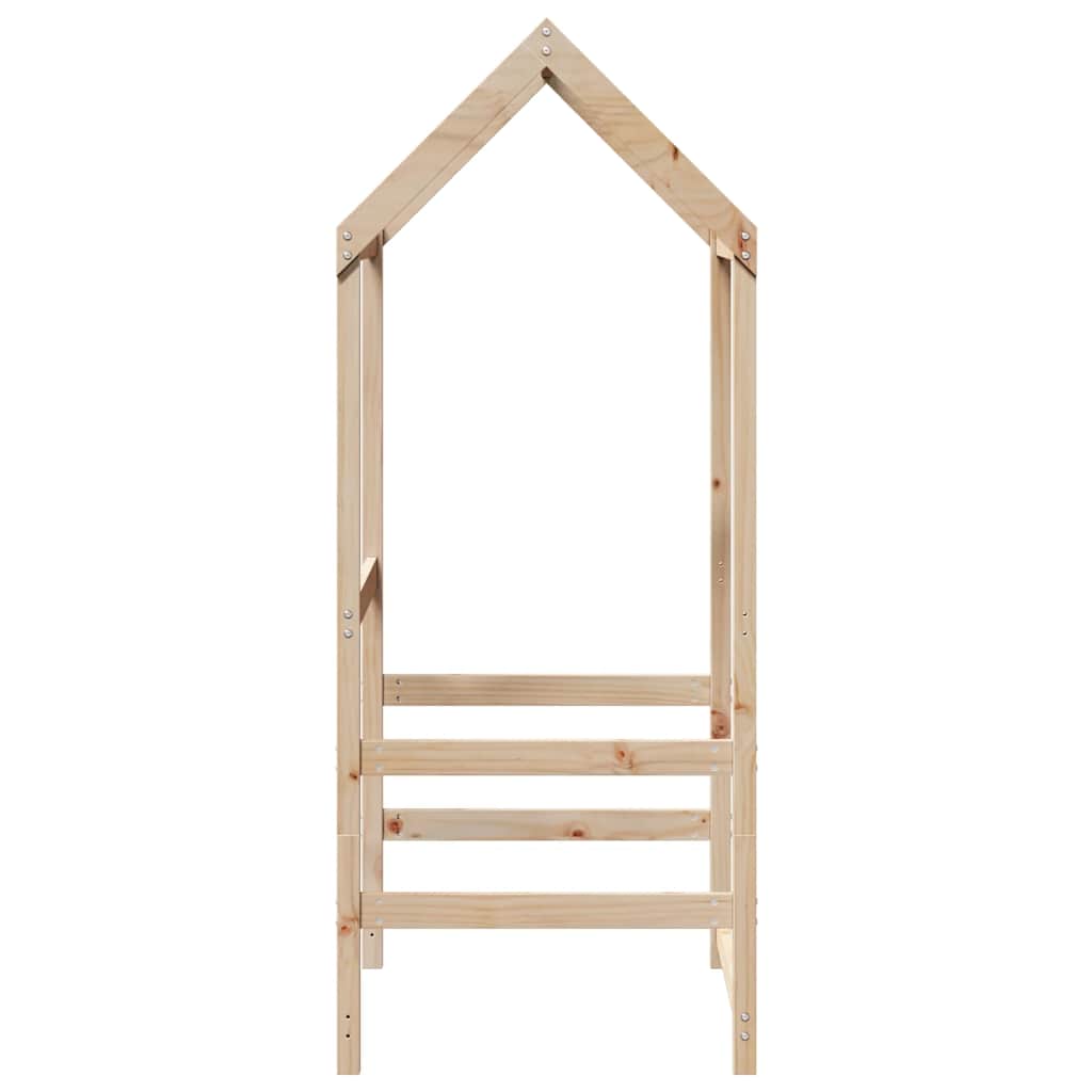 Kids'Bed Roof 118x70x176,5 cm Solid Wood Pine