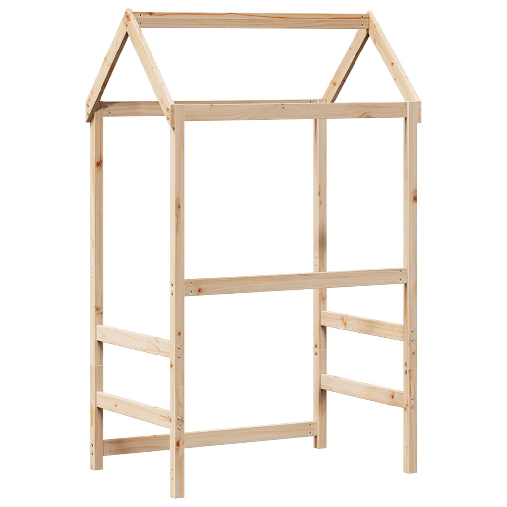 Kids'Bed Roof 118x70x176,5 cm Solid Wood Pine