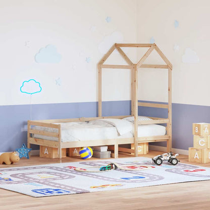 Kids'Bed Roof 118x70x176,5 cm Solid Wood Pine