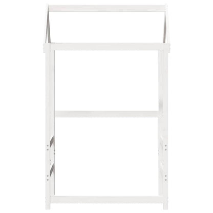 Kids'Bed Roof White 118x70x176,5 cm Solid Wood Pine