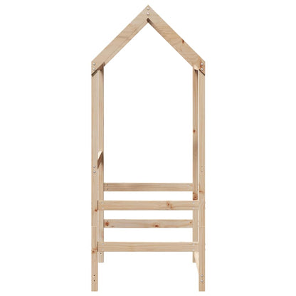Kids' Bed Roof 98x70x176.5 cm Solid Wood Pine