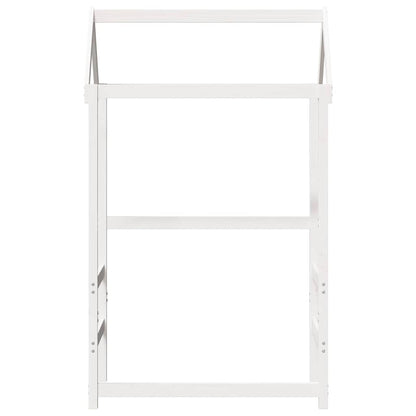 Kids'Bed Roof White 98x70x176,5 cm Solid Wood Pine