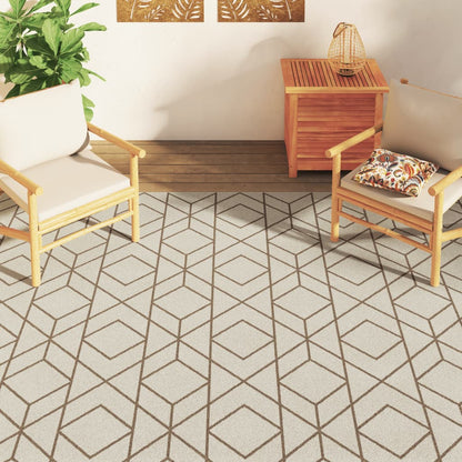Indoor & Outdoor Rug Short Pile Multicolour 190x300 cm