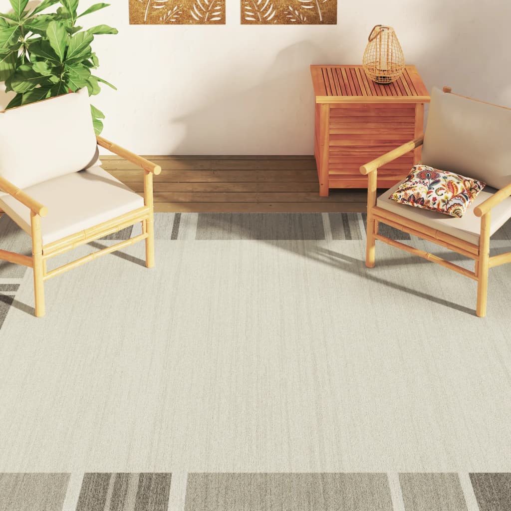 Indoor & Outdoor Rug Short Pile Multicolour 190x300 cm