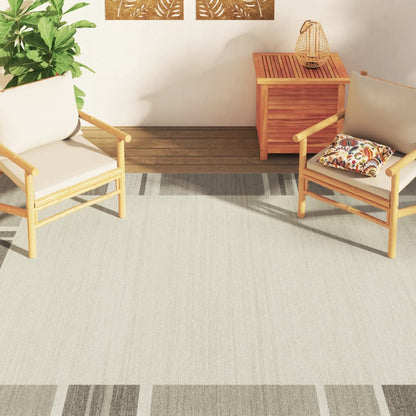 Indoor & Outdoor Rug Short Pile Multicolour 190x300 cm