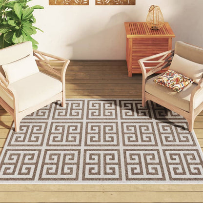 Indoor & Outdoor Rug Short Pile Multicolour 120x180 cm
