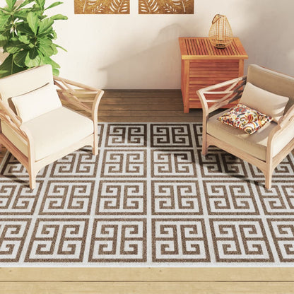 Indoor & Outdoor Rug Short Pile Multicolour 190x300 cm