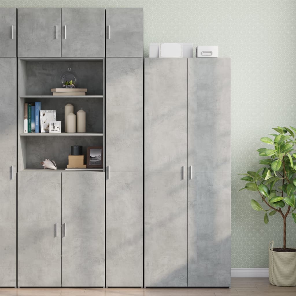 Wall Cabinet Concrete Grey 30x42.5x40 cm Engineered Wood