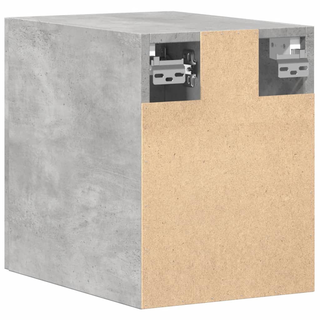 Wall Cabinet Concrete Grey 30x42.5x40 cm Engineered Wood