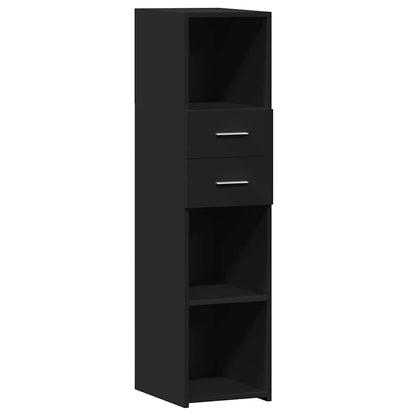 Highboard | Black | Engineered wood | Tall | Highboard | Rectangular