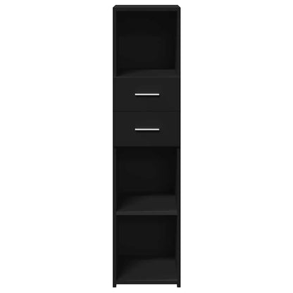 Highboard | Black | Engineered wood | Tall | Highboard | Rectangular