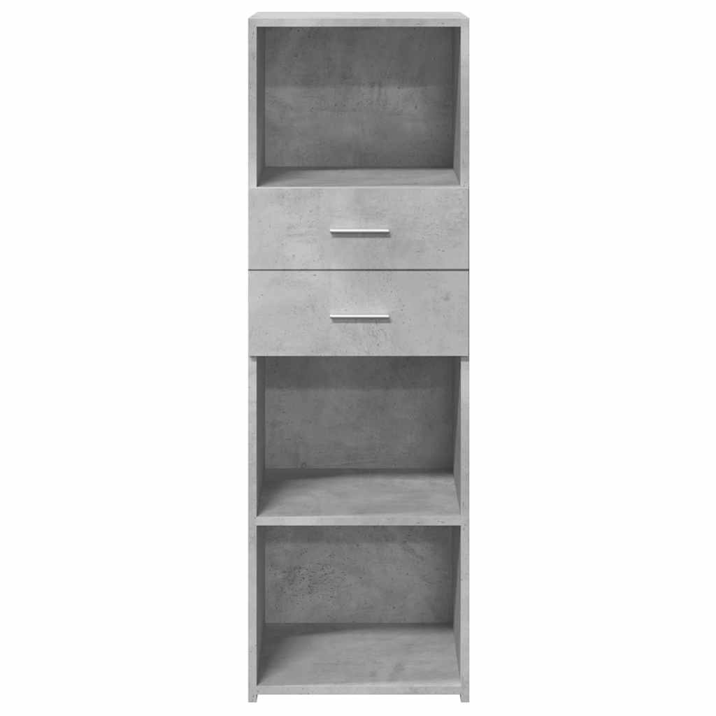 Highboard Concrete Grey 40x42.5x124 cm Engineered Wood