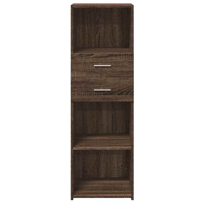 Highboard Brown Oak 40x42.5x124 cm Engineered Wood