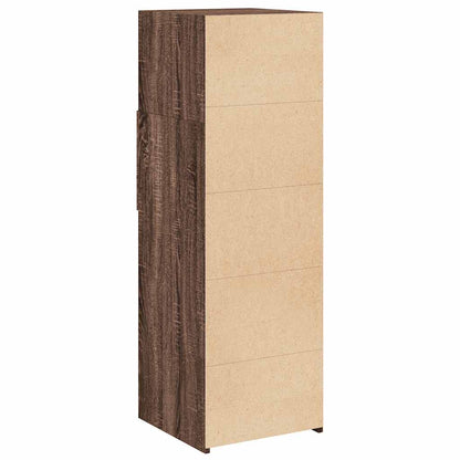 Highboard Brown Oak 40x42.5x124 cm Engineered Wood