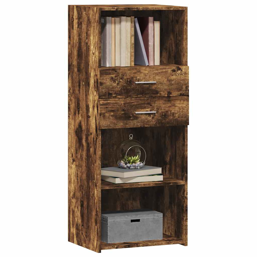 Highboard Smoked Oak 50x42.5x124 cm Engineered Wood
