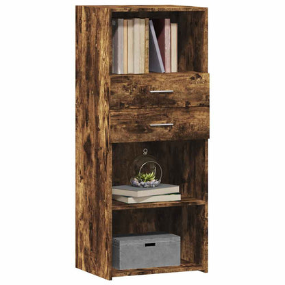 Highboard Smoked Oak 50x42.5x124 cm Engineered Wood