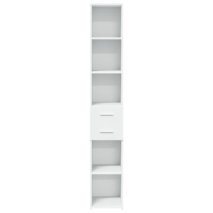 Highboard White 30x42.5x185 cm Engineered Wood