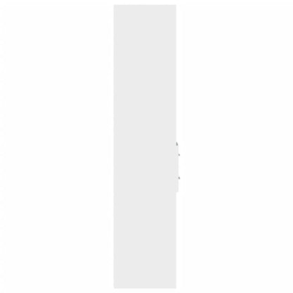 Highboard White 30x42.5x185 cm Engineered Wood