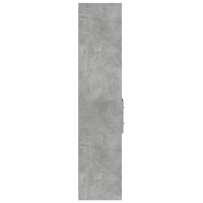 Highboard Concrete Grey 30x42.5x185 cm Engineered Wood