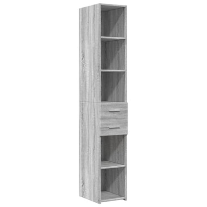 Highboard Grey Sonoma 30x42,5x185 cm Engineered Wood