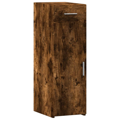 Sideboard Smoked Oak 30x42.5x93 cm Engineered Wood