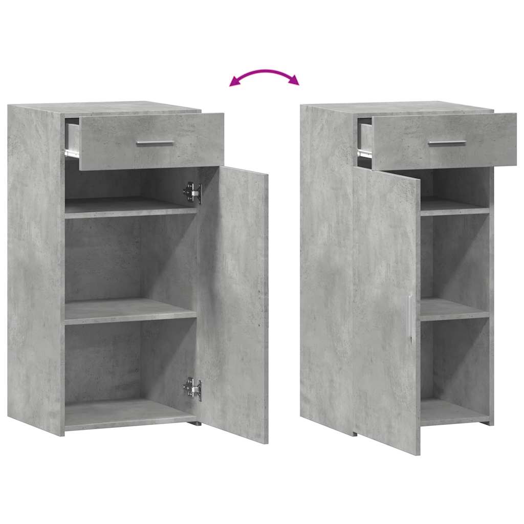 Sideboard Concrete Grey 45x42.5x93 cm Engineered Wood