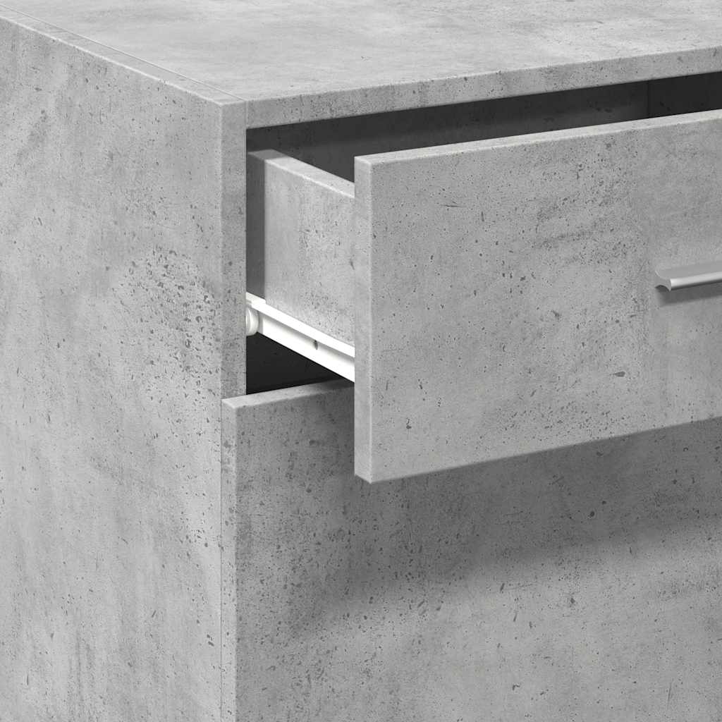 Sideboard Concrete Grey 45x42.5x93 cm Engineered Wood