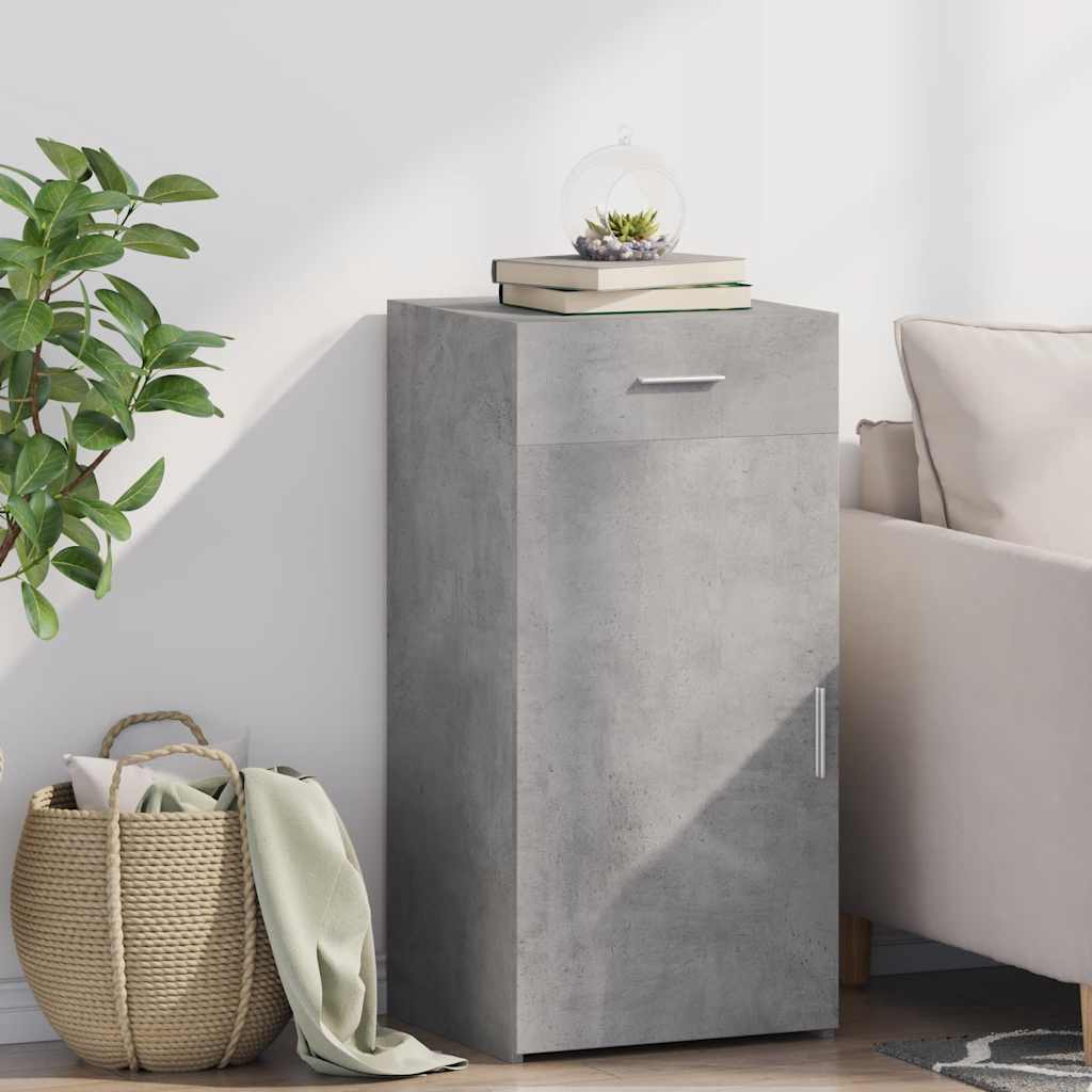 Sideboard Concrete Grey 45x42.5x93 cm Engineered Wood