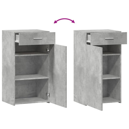 Sideboard Concrete Grey 50x42.5x93 cm Engineered Wood