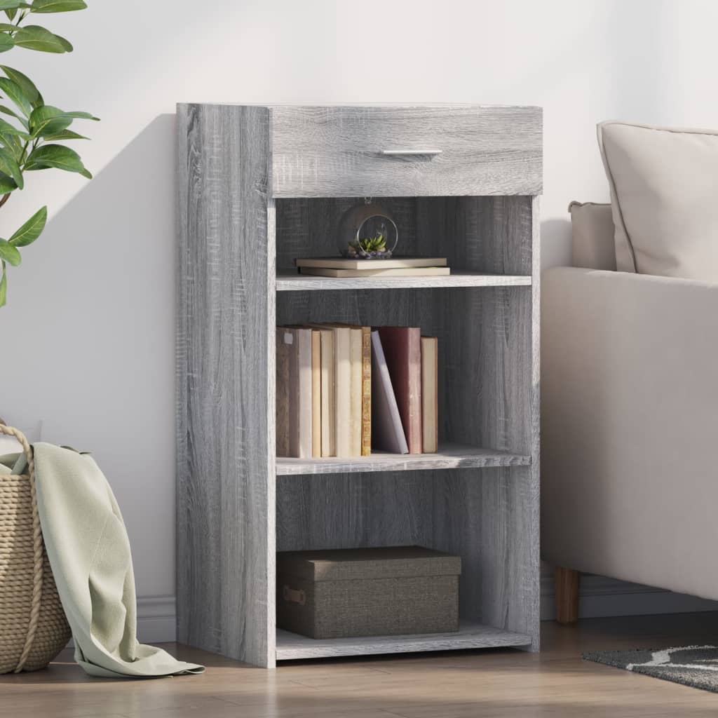 Sideboard Grey Sonoma 50x42.5x93 cm Engineered Wood