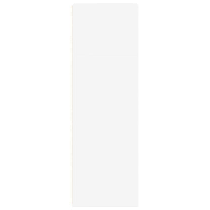Highboard White 30x41x124 cm Engineered Wood
