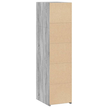Highboard Grey Sonoma 30x41x124 cm Engineered Wood
