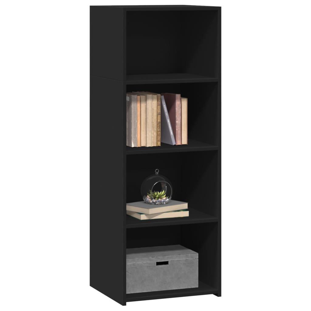 Highboard Black 45x41x124 cm Engineered Wood