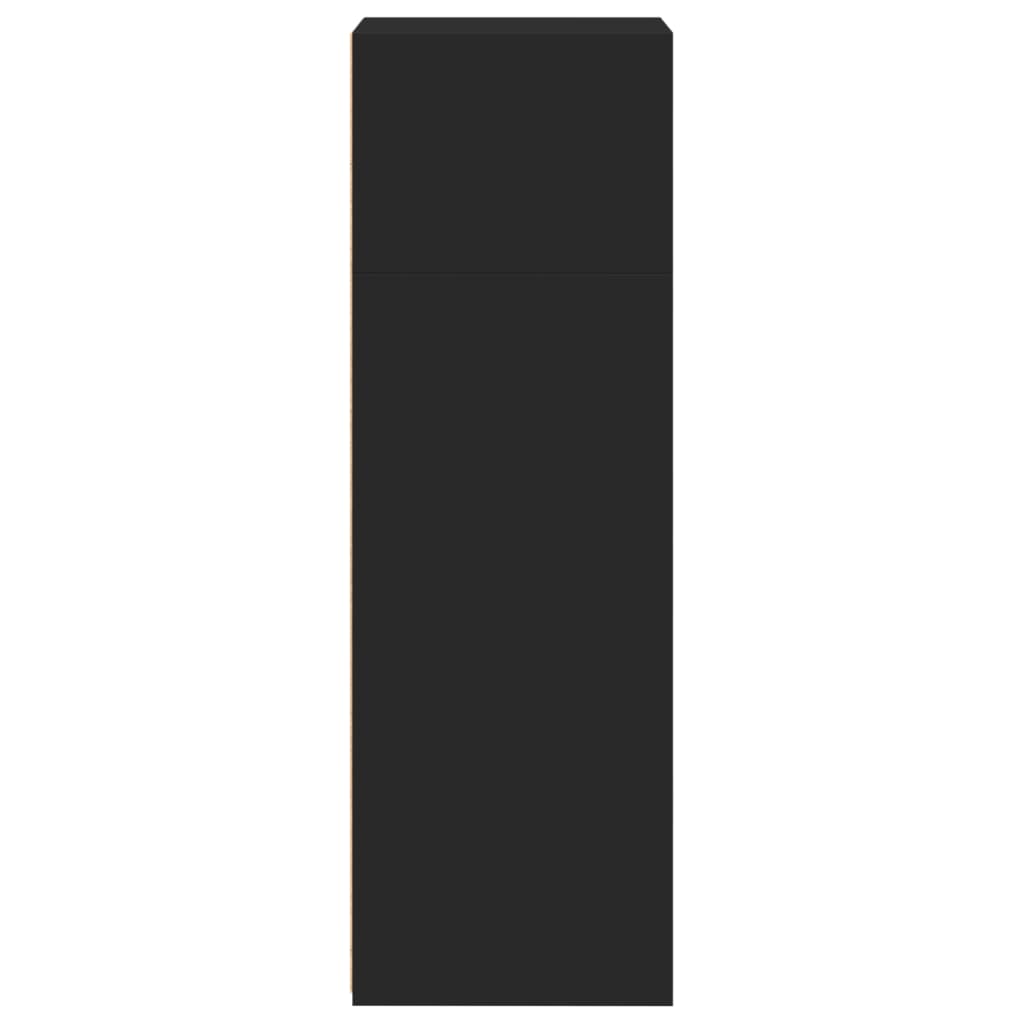 Highboard Black 45x41x124 cm Engineered Wood