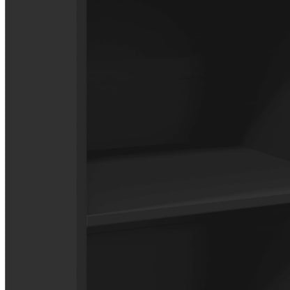 Highboard Black 45x41x124 cm Engineered Wood