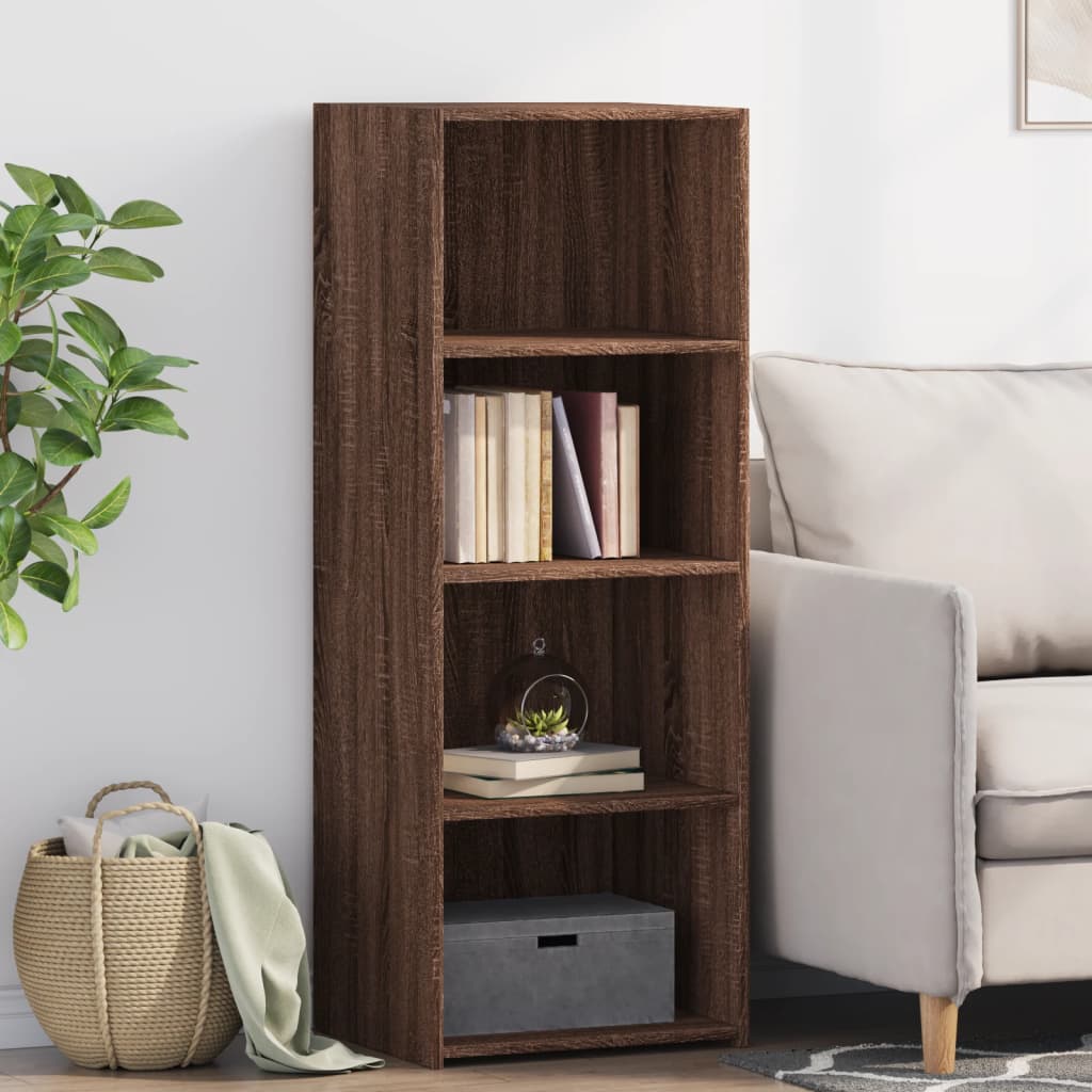 Highboard Brown Oak 45x41x124 cm Engineered Wood