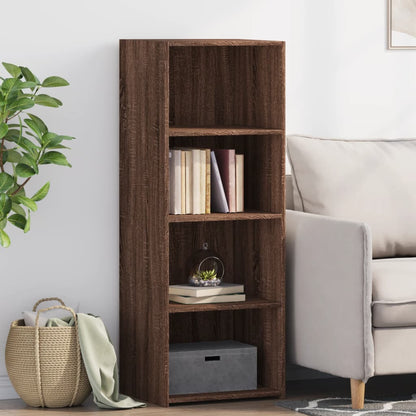 Highboard Brown Oak 45x41x124 cm Engineered Wood