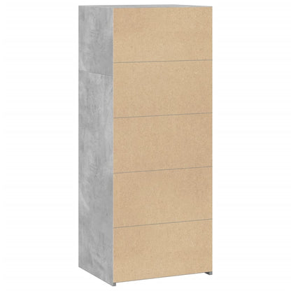 Highboard Concrete Grey 50x41x124 cm Engineered Wood