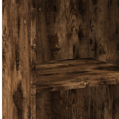 Highboard Smoked Oak 50x41x124 cm Engineered Wood