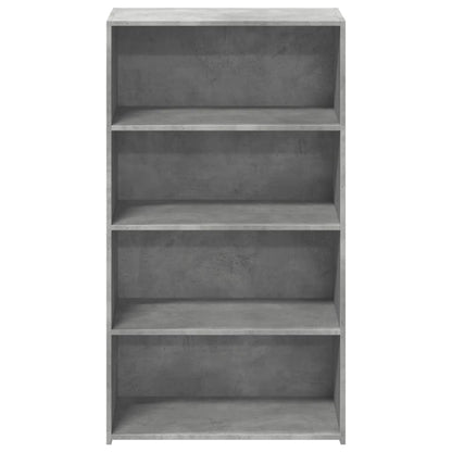 Highboard Concrete Grey 70x41x124 cm Engineered Wood